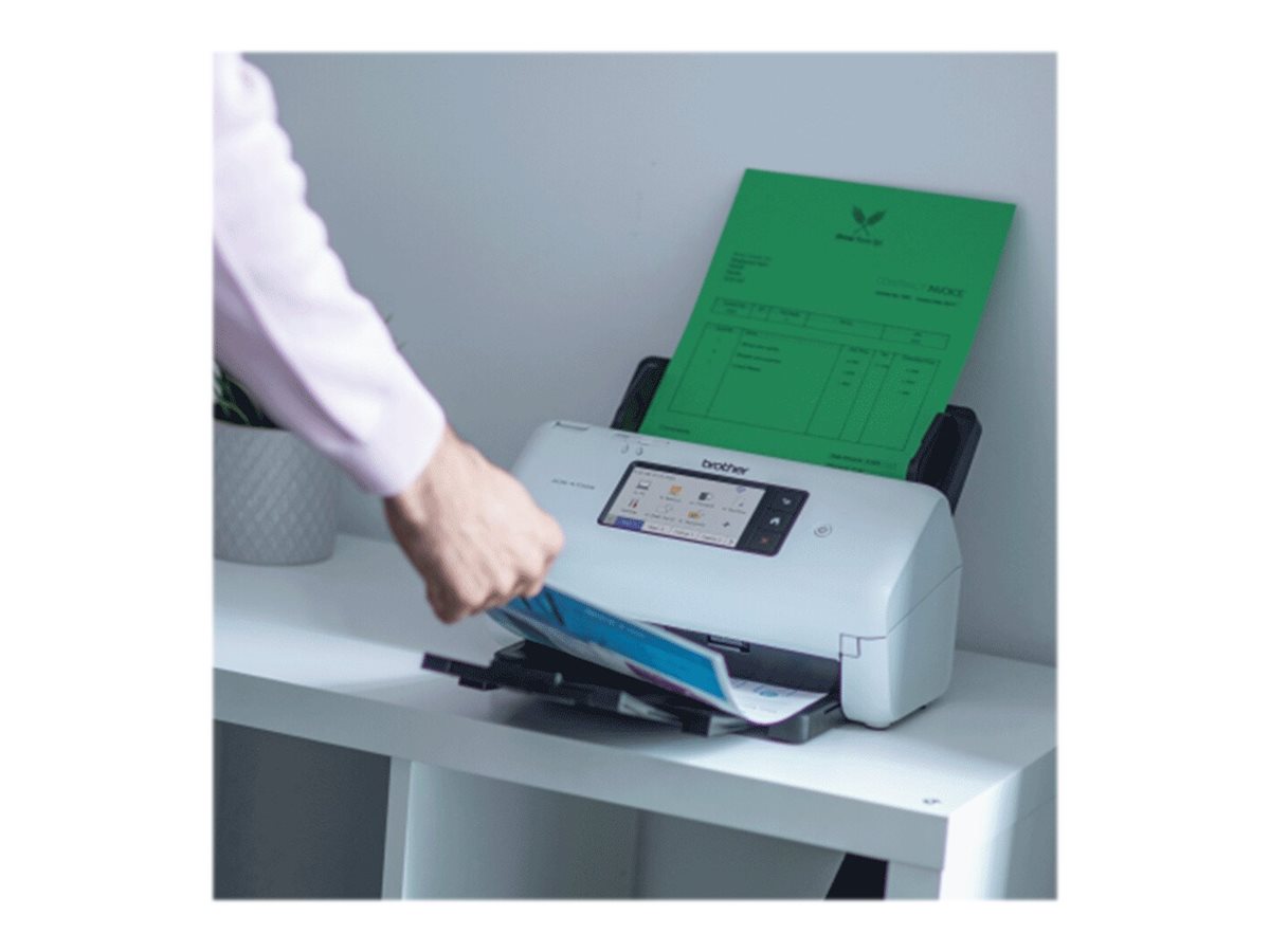 An image of Brother ADS-4700W - document scanner - desktop - USB 3.0, LAN, Wi-Fi(n), USB 2.0 (Host)