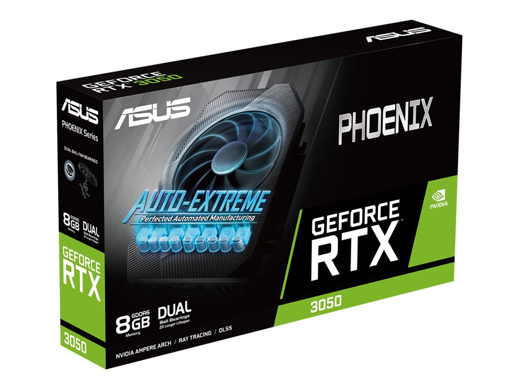 ASUS Phoenix GeForce RTX 3050 8GB GDDR6 1xHDMI 3xDP