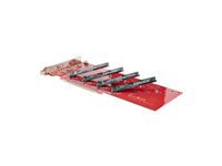 StarTech.com Adaptateur PCIe M.2 - Carte PCIe x16 vers Quad SSD M.2 NVMe