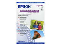 Epson Premium - photo paper - glossy - 20 sheet(s) - Super A3/B - 255 g/m²