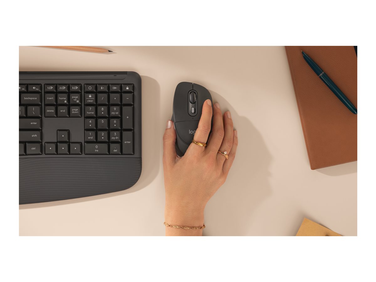 Logitech Signature Comfort Plus M850 L - myš - Bluetooth 5.2 LE - grafit – foto 7