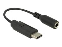 DeLOCK USB 2.0 Lyd adapter 14cm Sort