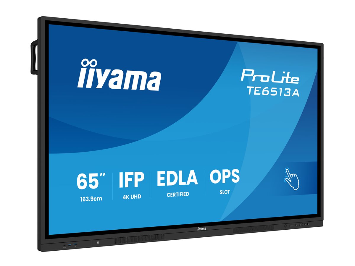 iiyama ProLite TE6513A-B3AG 65" Třída (64.5" zobrazitelný) displej LCD s LED podsvícením - 4K - pro digital signage / interaktivní komunikace – foto 3