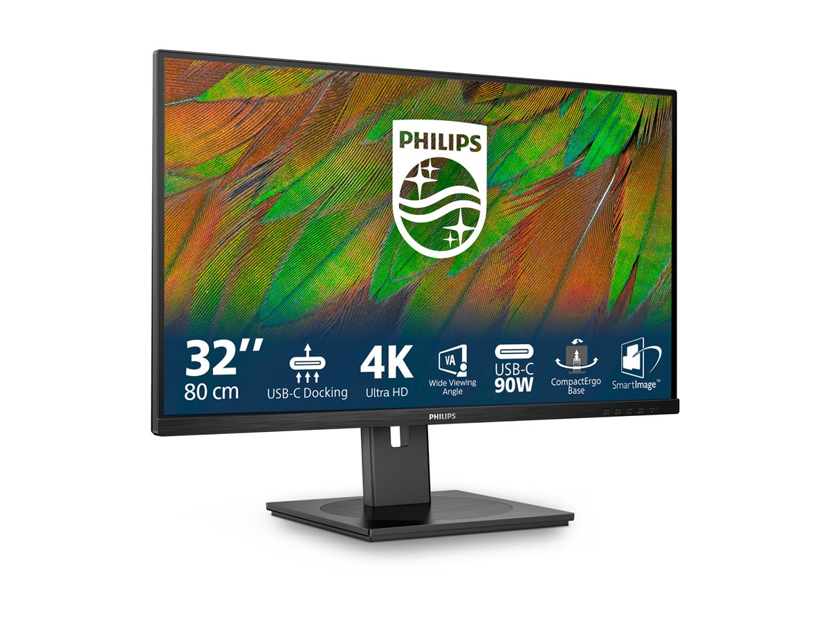 Philips 32B1U3900 3000 Series LED monitor 4K Product shot Back 79001