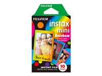 Fujifilm Instax Mini Rainbow Farvefilm til umiddelbar billedfremstilling (instant film) ISO 800