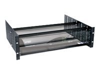 19IN BLK 2SP OPEN CLAMPINGRACKMNT 2U