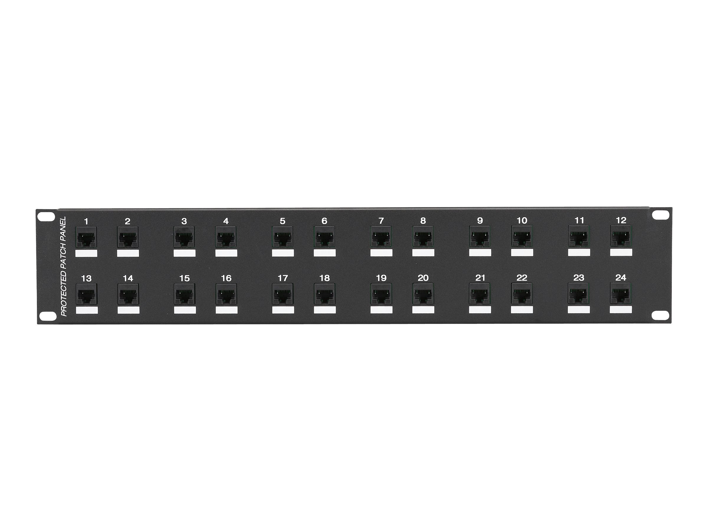 Black Box CAT6 Protected Panel