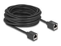 DeLOCK CAT 6a S/FTP 10m Netværkskabel Sort