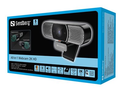 SANDBERG 134-37, Kameras & Optische Systeme Webcams, 2K 134-37 (BILD2)