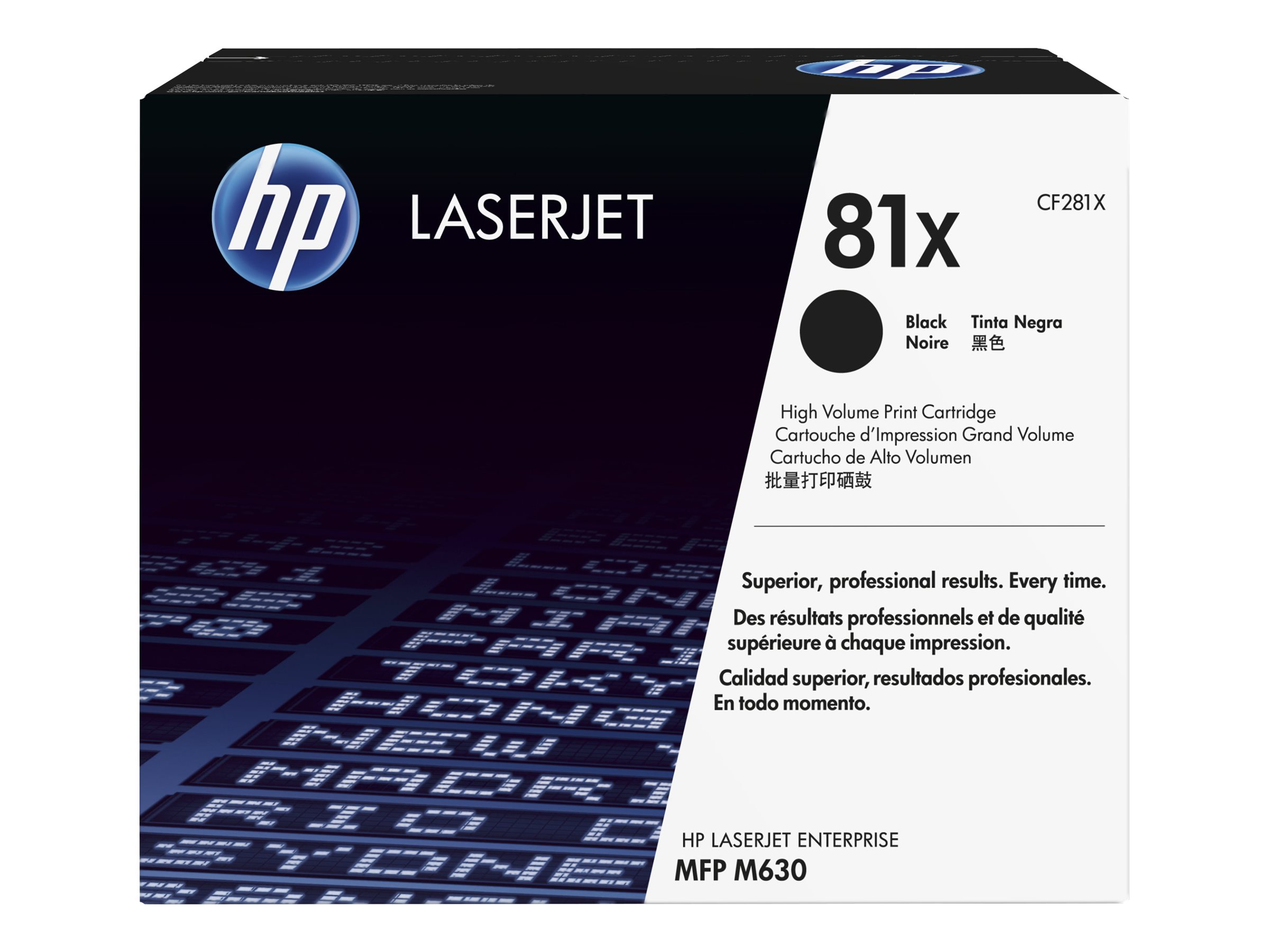 Hp 81x High Yield Black Original Laserjet Toner Cartridge Cf281x