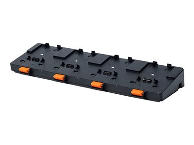 FOUR BAY CHARGING/ETHERNET LATCHING PRINTER CRADLE