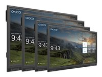Avocor E Series - 75" LED-backlit LCD display - 4K - for interactive communication