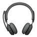 Logitech Zone Wireless 2 Premium Noise Canceling Headset with Hybrid ANC, Certified for Microsoft Teams and Fast Pair, Graphite
