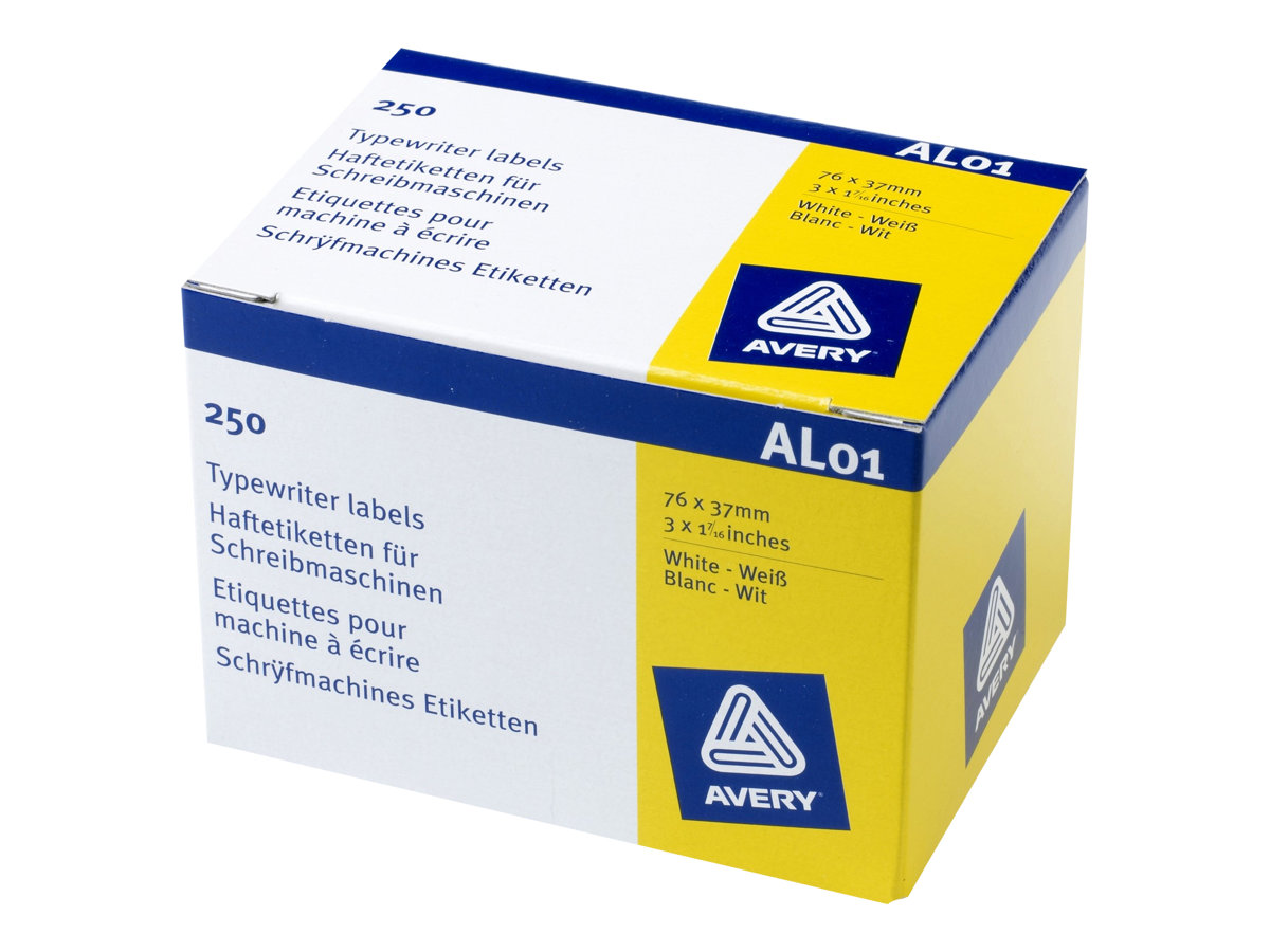 Avery Zweckform Labels 250 Labels 76 X 37 Mm