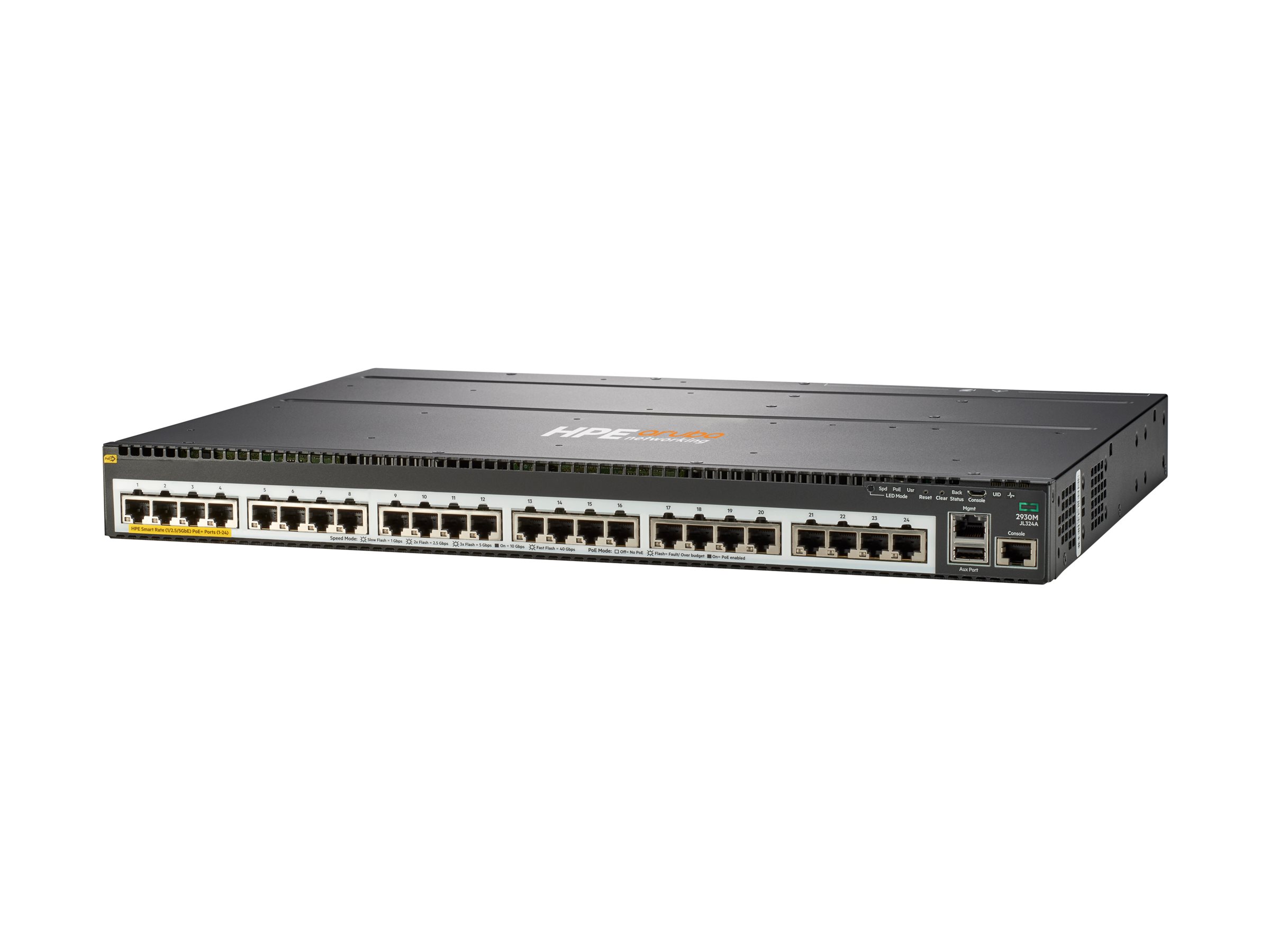 HPE Aruba 2930M 24 Smart Rate POE+ 1-Slot
