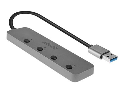 LINDY USB 3.0 Aktiv-Hub 4 Port - 43309