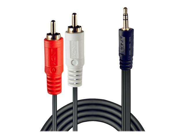 C ble audio Premium 2 x RCA (Cinch) m le vers jack 3,5mm m le, 3m