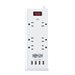 Tripp Lite 6-Outlet Surge Protector with 4 USB Ports (4.2A Shared)