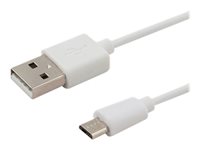 SAVIO USB 2.0 USB-kabel 2m Hvid