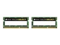 CORSAIR Value Select DDR3L  16GB kit 1600MHz CL11  Ikke-ECC SO-DIMM  204-PIN