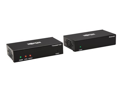 Tripp Lite 1 x 2 HDMI over Cat6 Extender/Splitter Kit, Transmitter/Receiver, PoC, 4K @ 60 Hz, 4:4:4, Up to 125 ft., TAA