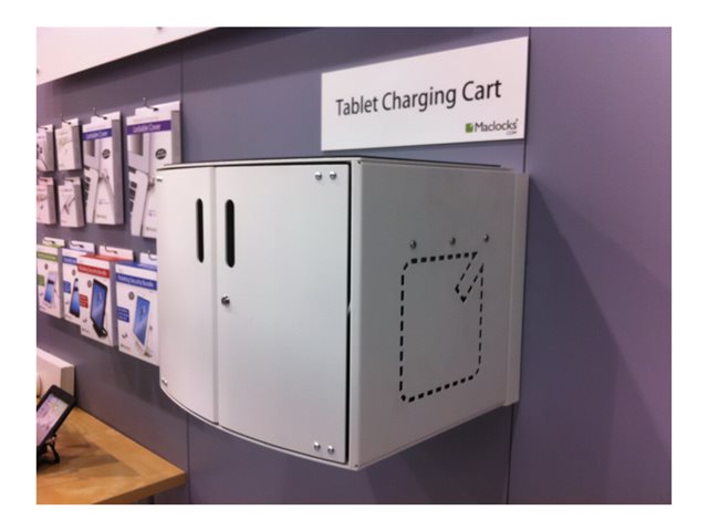 Compulocks Tablet / Laptop Charging Cabinet For Counter Top or Wall Mount UK Power Plug skříňka - pro 16 tabletů – foto 4