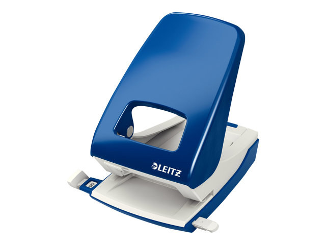 Leitz 5138 Hole Punch 40 Sheets 2 Holes Metal Blue