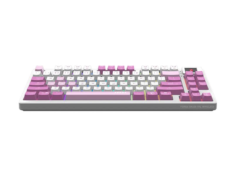 MSI FORGE GK600 keyboard hot-swappable TKL QWERTY US violet Input Product shot Front 79500