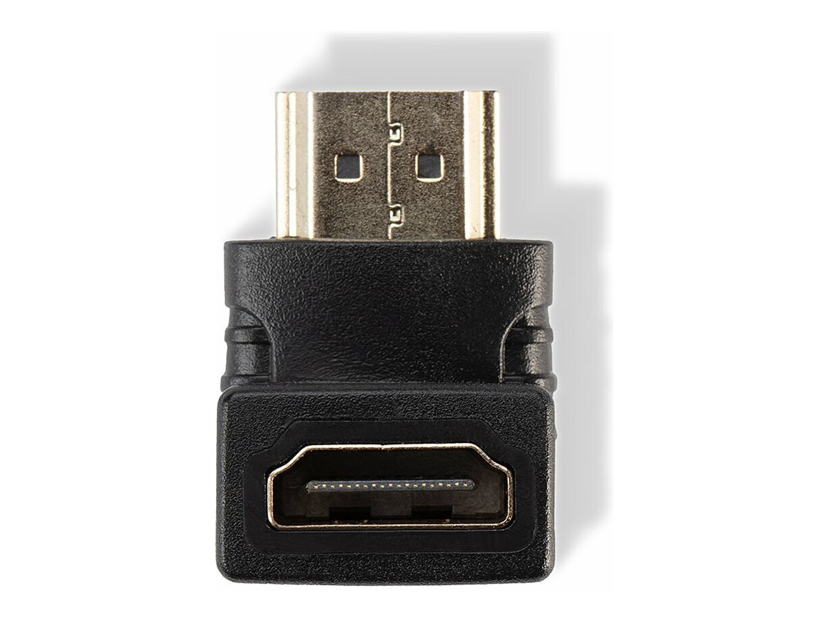 Adaptateur HDMI femelle vers HDMI m le coudé à 90 dégrés vers le bas