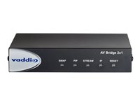 Vaddio AV Bridge 2x1 Streaming video/audiokryptering/bytter
