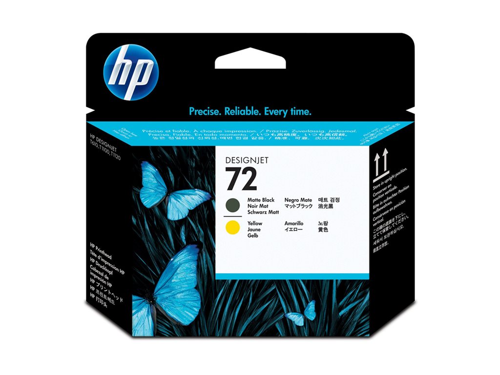 HP NO72 TETE D IMPRESSION NOIR