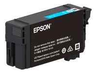 Epson T41P - 350 ml - High Capacity - cyan - original - blister with RF/acoustic alarm - ink cartridge - for SureColor T3470, T5470, T5470M