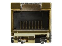 Startech Juniper SFP-1GE-FE-E-T Compatible SFP Module, 1000BASE-T, SFP to RJ45 Cat6/Cat5e, 1GE Gigabit Ethernet SFP, RJ-45 (Copper) 100m, 1Gbps/1000Mb Mini GBIC Transceiver SFP Module - Lifetime Warranty (SFP1GEFEETST) - SFP (mini-GBIC) transceiver module - 1GbE