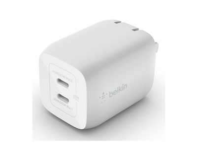 Belkin BoostCharge Pro Power adapter PPS and GaN technology 65 Watt 3.25 A 