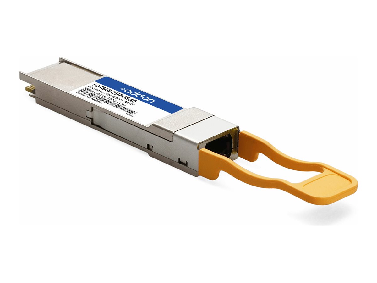 AddOn - QSFP+ transceiver module (equivalent to: Fortinet FG-TRAN-QSFP+SR)