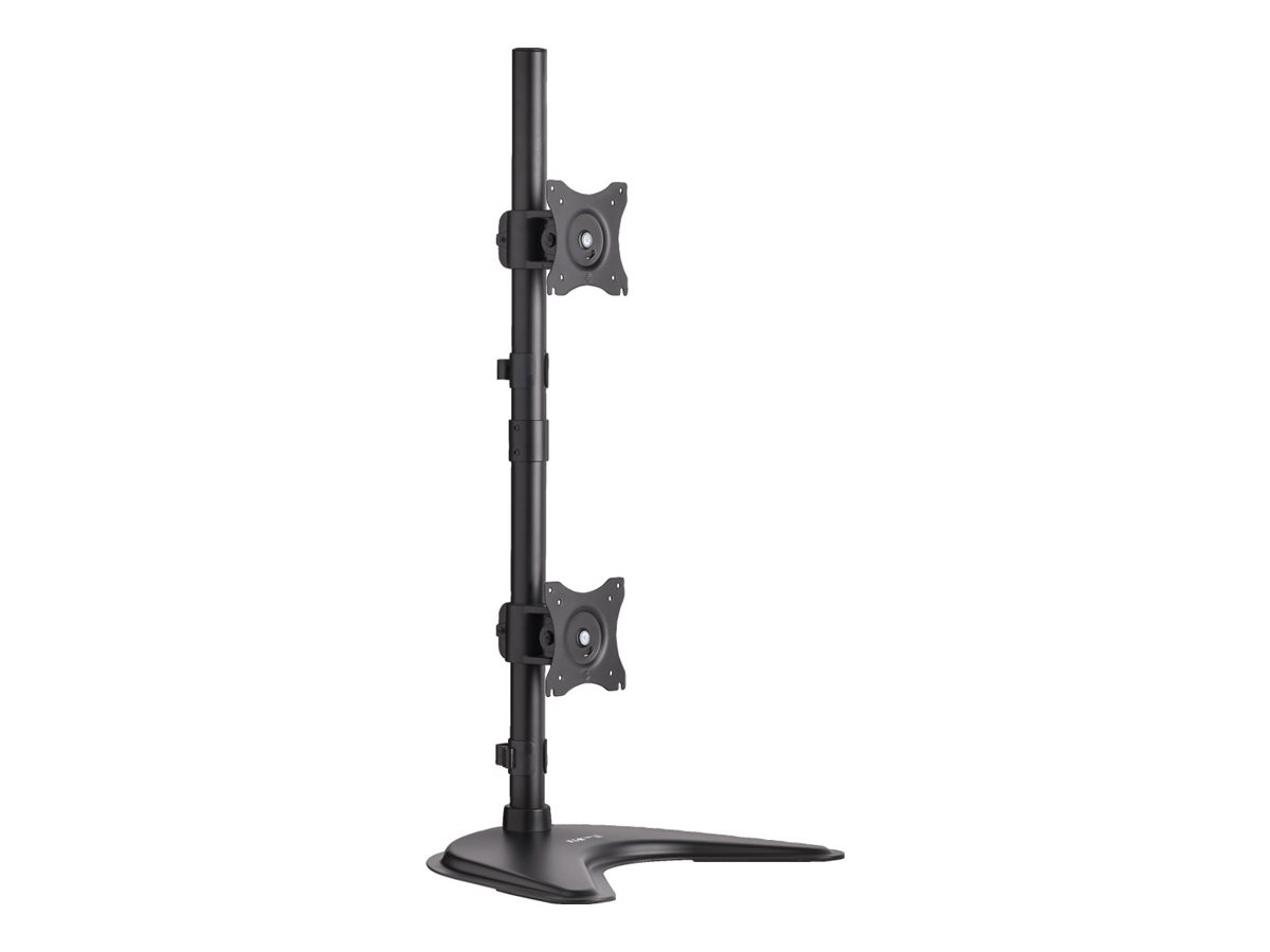 Tripp Lite Dual Vertical Flat-Screen Desk Mount Monitor Stand Clamp Swivel Tilt 15" to 27" Flat Screen Displays