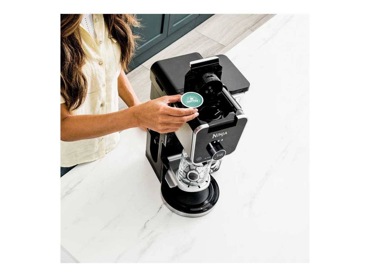 Keurigkk Café Barista Bar Single Serve Coffee Maker With Milk Frother - Brews Lattes, Cappuccino, Coffee, Matte Black, 60oz Reservoir