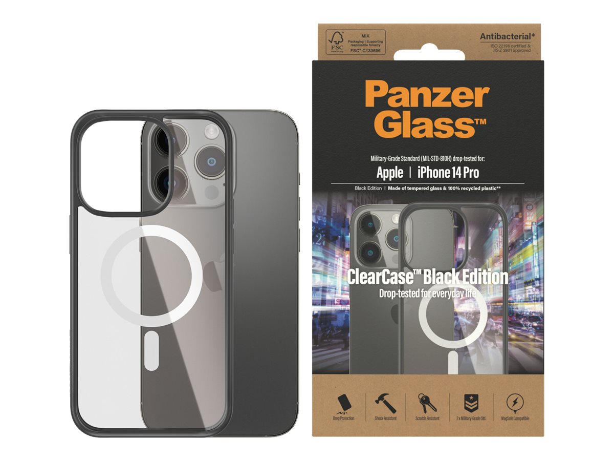 PanzerGlass ClearCase Apple iPhone 14 Pro (Black edition) s MagSafe – foto 2