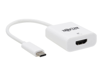 Tripp Lite USB-C to HDMI Adapter (M/F) - 8K, HDR, 4:4:4, HDCP 2.3, White