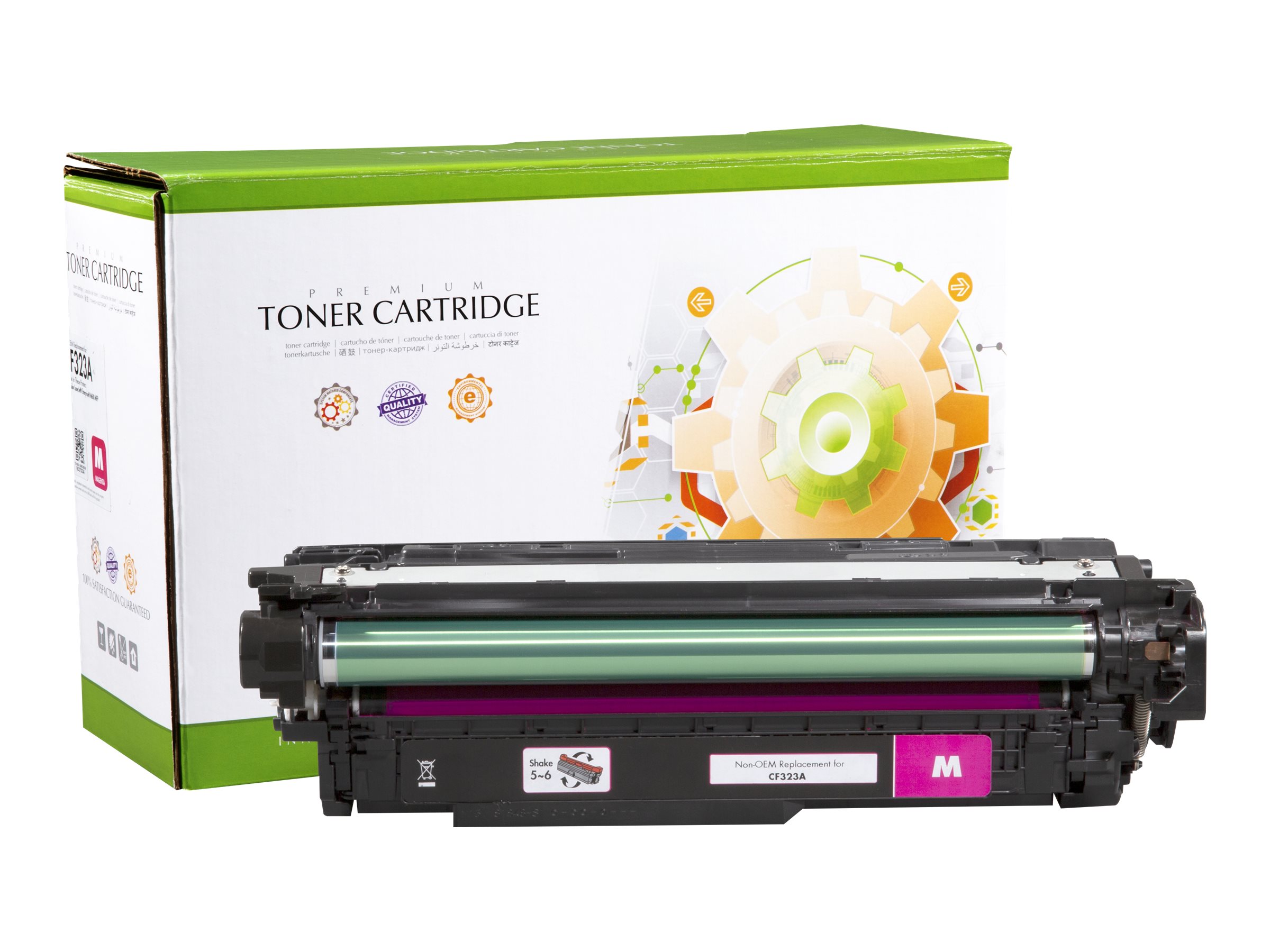 STATIC Toner cartridge compatible with HP CF323A magenta remanufactured 16.500 pages