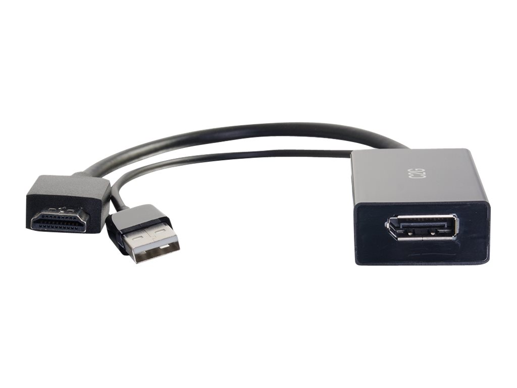 C2G HDMI to DisplayPort Adapter - 4K HDMI to DP Adapter - video converter - black