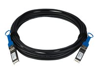 Startech MSA Uncoded Compatible 7m 10G SFP+ to SFP+ Direct Attach Breakout Cable Twinax, 10 GbE SFP+ Copper DAC 10 Gbps Low Power Active Transceiver Module DAC, 10GE Breakout Cable - Lifetime Warranty (SFP10GAC7M) - 10GBase direct attach cable - 7 m - black