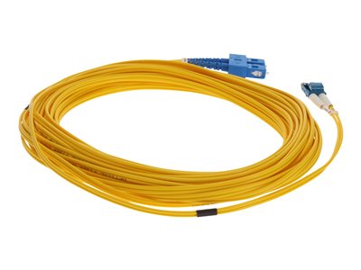 AddOn 15m LC to SC OS1 Yellow Patch Cable