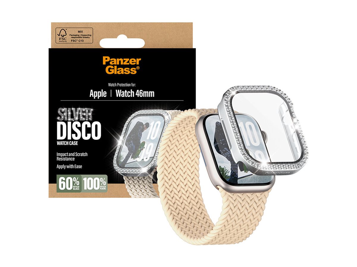 PanzerGlass Apple Watch 11/10 46 mm stříbrný kryt – foto 3