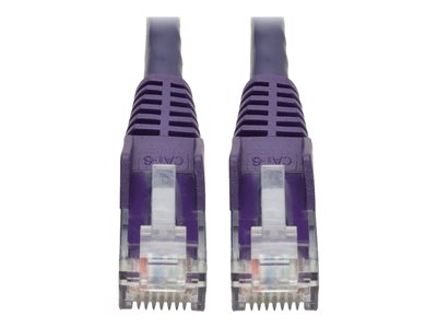Tripp Lite 1ft Cat6 Snagless Molded Patch Cable UTP Purple RJ45 M/M