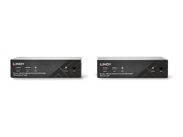 Kit Extender KVM HDBaseT Cat.6 HDMI Dual Head USB, IR & RS232, 100m