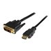 StarTech.com 0.5m HDMI to DVID Cable M/M