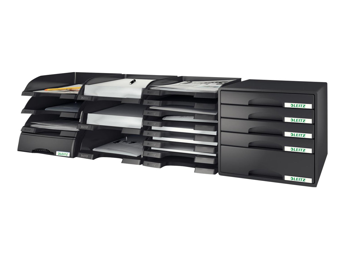 Leitz Plus Letter Tray For A4 Black