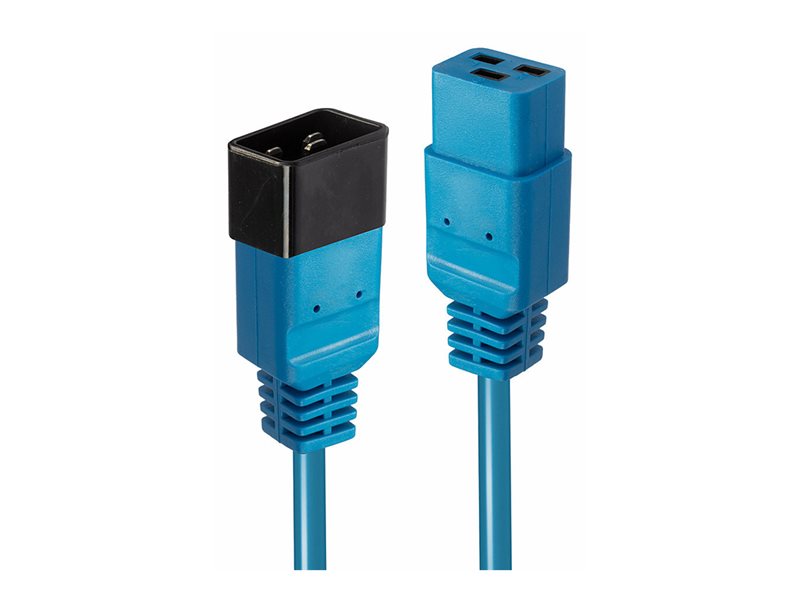 LINDY 3m IEC C19 to IEC C20 ext. Blue
