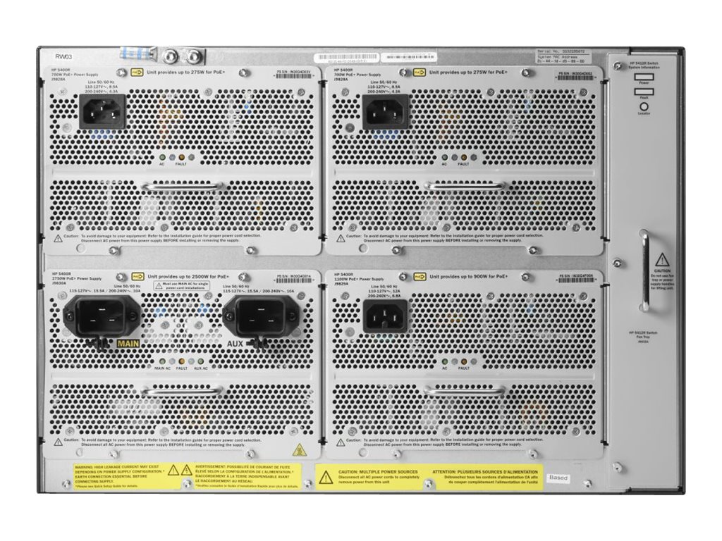 HPE 5412R zl2 Switch